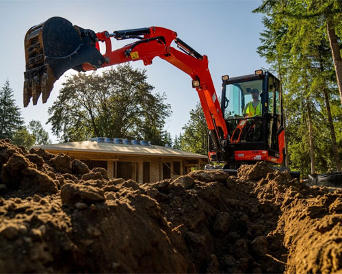 Onderdelen van bouwmachines